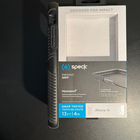 Speck Presidio Grip iPhone 11 Case - Black and Gray - Picture 5 of 11